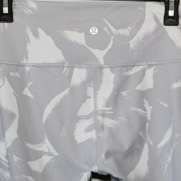 Lululemon Wunder Under High-Rise Tight Flower Pop White Silver Lilac 8 H12264 - Picture 5 of 9